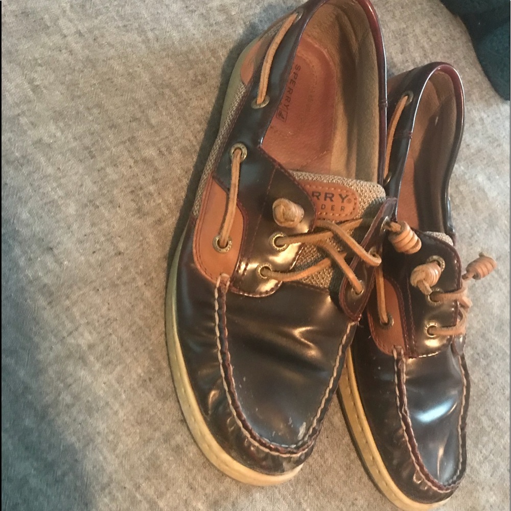 Red Tinted Sperrys